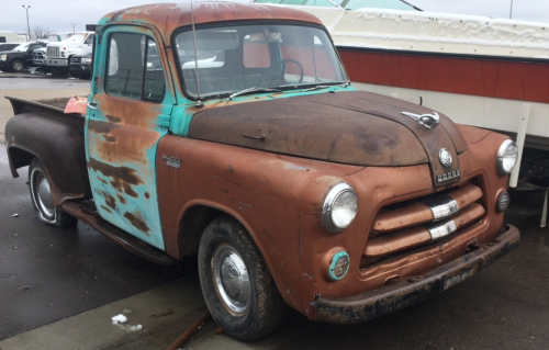 1953 DODGE T-100 TRUCK - PROJECT TRUCK - SPARE TIRE!