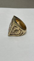 Set Of (3) NFL Washington Redskins Super Bowl Rings Named To Riggins, William, Rypien In Collectible Display Case - 7