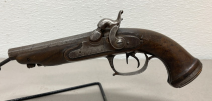 1770-1790 Double Barreled French Officers Flintlock Pistol