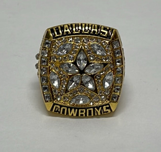 Dallas Cowboys “Troy Aikman” NFL World Champions Super Bowl Ring