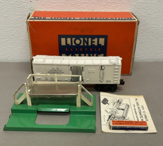 Lionel Electric Trains Operating Milk Car Set #3462 Complete W/ All Items And Original Box (1947-48)