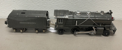 Lionel Train Corp. Engine #249E And Tender #265W Gun Metal Grey (1936-1939)