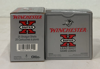 (50) 20 GA. Winchester Lead Shot Shells