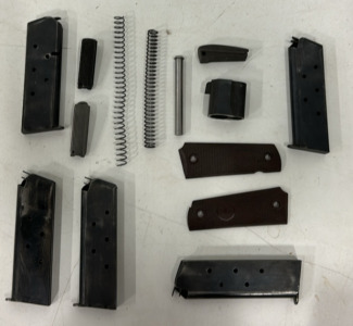 (5) 1911 Magazines With Extra Springs, Barrels Parts And More