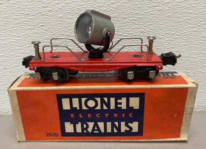 Lionel Train Corp. Floodlight Car #2620 And Original Box (1938-1942)