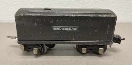 Lionel Train Corp. Gun Metal Grey Tender (1938-1942)