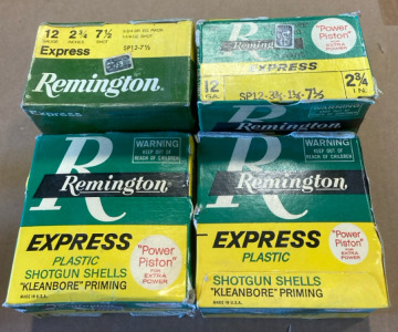 (100) Shells of 12 Guage Remington 2 3/4” Kealnbore Priming 7 1/2 Lead Shot