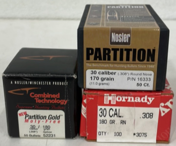 .30 Cal Reloading Bullets (164 Pieces)