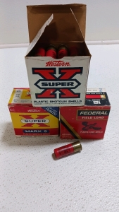 75rds 12ga 2.75" Western and Federal Shotgun Ammunition