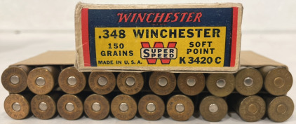 (20) Rnds Soft Point 348 Winchester