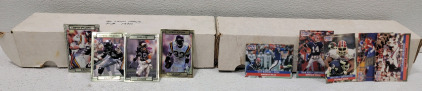 Box Full Of Football Trading Cards