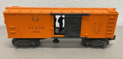 Lionel Train Corp. Operating AT&SF Box Car X3464 #63132 (1950-1952)