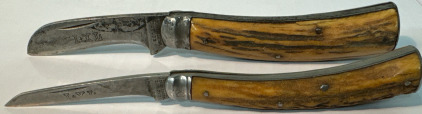 (2) Vintage L*XL George Wostenholm Folding Knives