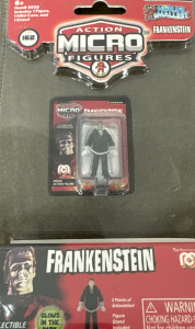 (4) Action Micro Figures From Classic Horror Movies & (2) Neca Scalers Wolverine & Thor