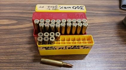 20rds .300HH Magnum Bronze Tip Reloads, 7rds 300HH Magnum Casings