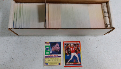 (1) 1990 Box Of Football Cards