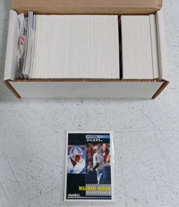 (1) Pinnacle '91 Football Cards Box