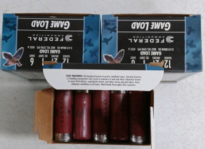 (3) Federal Ammunition Game Load