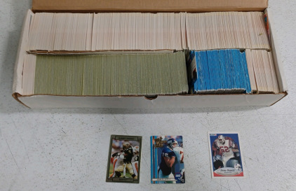 (1) Fleer '90 Footbal Cards (1) Action Pack '90 Football Cards