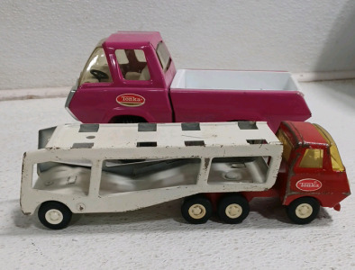 (2) Diecast Tonka Branded Trucks