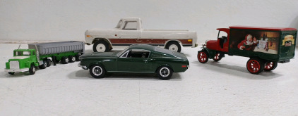 (1) ERTL Co Model Cars / Trucks (1) Green Model Car