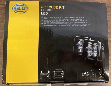 Hella 3.2&rdquo; Cube Kit Flood LED Lights
