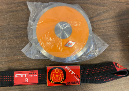 Kalageen Nylon Discus 1kg. & Fit Four Uickwraps
