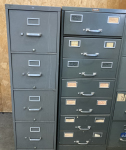 2 Lg. Medal Filing Cabinets
