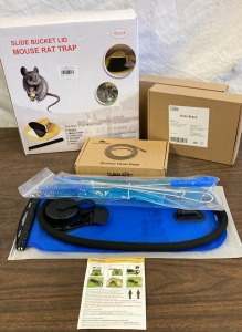 Wacool 3L Hydration Bladder, Slide Bucket Lid Mouse/Rat Trap, knee Braces, Shower Head Hose