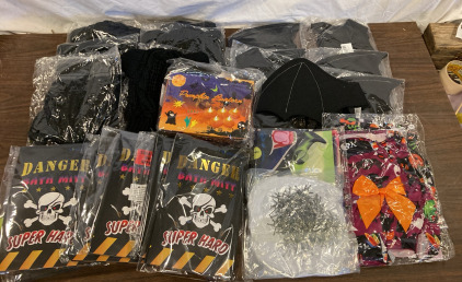 Black Beanies, Bat Wings Bath Mits, Dog Costumes & More
