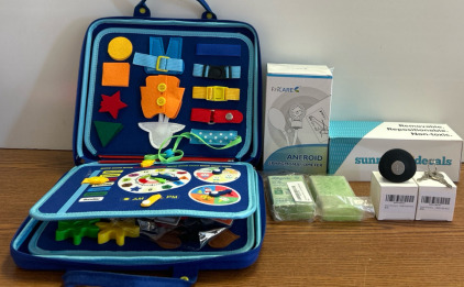Kid Play Pack, Aloe Vera Bar, Fuel Locks, And More