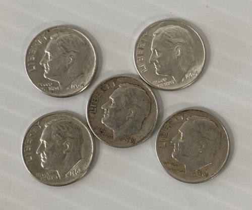 (5) Silver Dimes