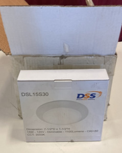 LED Ceiling Lights, 7 1/2&rdquo;D x 1 1/2&rdquo;H. EB