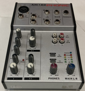 AM 120 Phonic 1-Mic /lone 2-ST Input EB