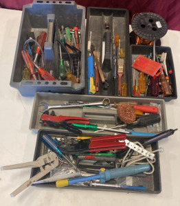 Tub with Various tools
