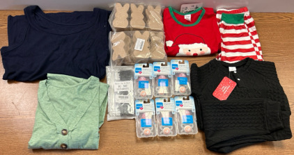 Assorted Kid Clothing, Binkis, And More