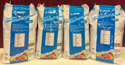 4 Bags Of Grout, 1 Color