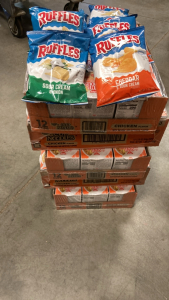 Cup Noodles and Ruffles Chips