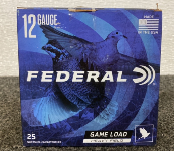 (25)Rds Federal 12Ga Game Load