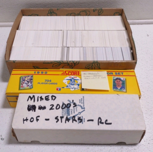 Box Full of Baseball Player Cards & (2) Smaller Boxes of Baseball/ Football Cards