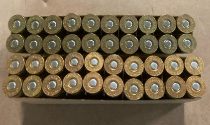 (40) Empty Casings of Primed .375 H&H Magnum Winchester