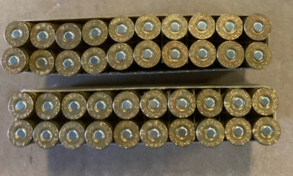 (40) Empty Casings of Primed .375 H&H Magnum
