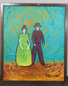 Abstract Couple Painting