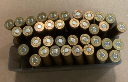(37) Rounds of .30-06 Match 58 Grain Bear Claw