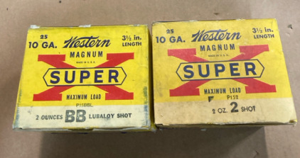 (50) Shells of 10 Guage Winchester 3 1/2&rdquo; Magnum BB Lubaloy Shot