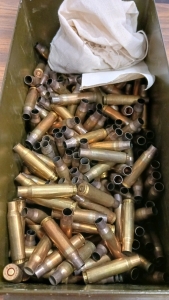 50cal Ammo Can Full of .308 Casings. Over 500rds
