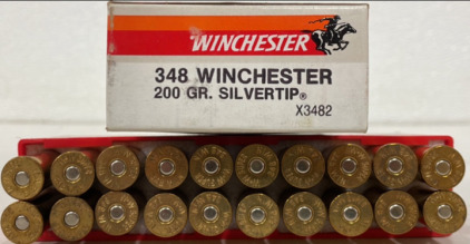 (20) Rnds 200 Gr. Silver Tip 348 Winchester