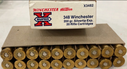 (20) Rnds 200 Gr. Silver Tip 348 Winchester