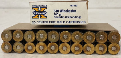 (20) Rnds 200 Gr. Silver Tip 348 Winchester