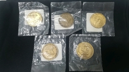 (5) Collectors Medallions